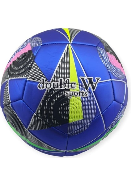 Futbol Topu Dikişli 420 gr No:5 - FB-490-MAVİ (Lisinya)