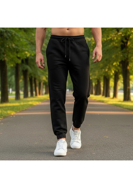 Üç Iplik Lastik Paça Jogger Eşofman Altı