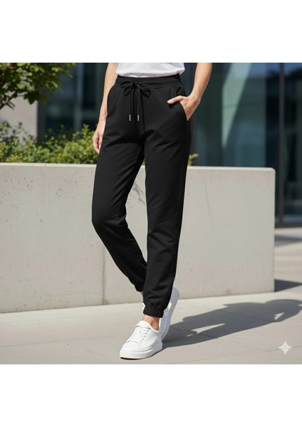 Jogger Lastik Paça Üç Iplik Eşofman Altı