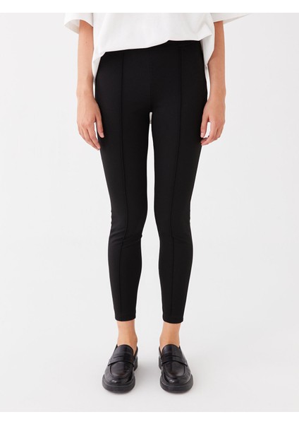 Yeni Sezon Kadın Beli Lastikli Düz Pantolon modelleri