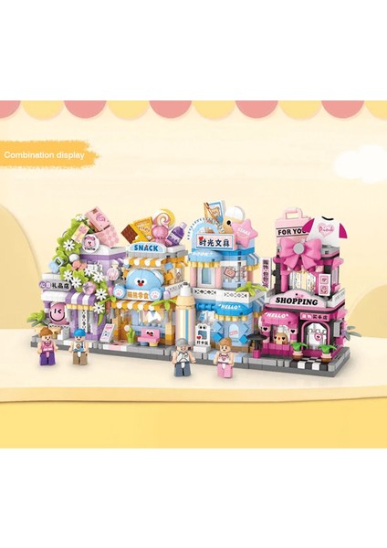 Sokak Mini Serisi: Hediye Dünyası | 420 Parça Mikro Bloklar | 14+ Yaş | Dükkan Maketi modelleri