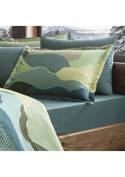 Taç Butik Brisa Pamuk Nevresim Seti Çift Kişilik Yeşil fiyatları
