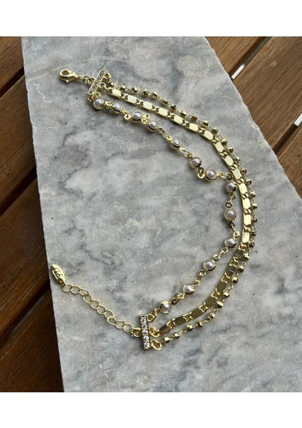 Inci Detaylı Üç Sıra Bileklik fiyatları