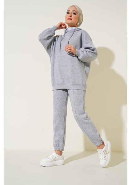 55434 Oversize Eşofman Takımı - Gri