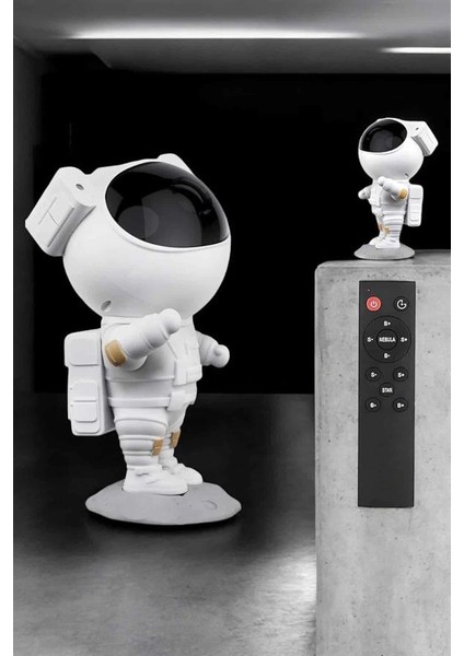 Çocuklara Özel Projeksiyon Astronot Lamba Speaker Sevimli modelleri