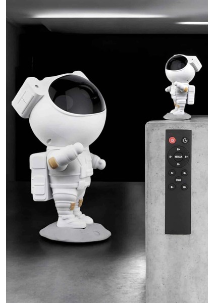 Çocuklara Özel Projeksiyon Astronot Lamba Speaker Sevimli modelleri