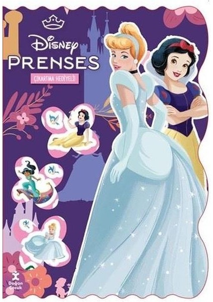 Disney Prenses Bol Bol Boya Bol Bol Yapıştır Boyama Kitabı Çıkartma Hediyeli!