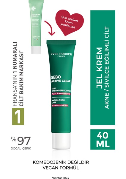 Akne ve Siyah Noktaların Azalmasına Yardımcı Nemlendirici ve Matlaştırıcı Krem 40ML