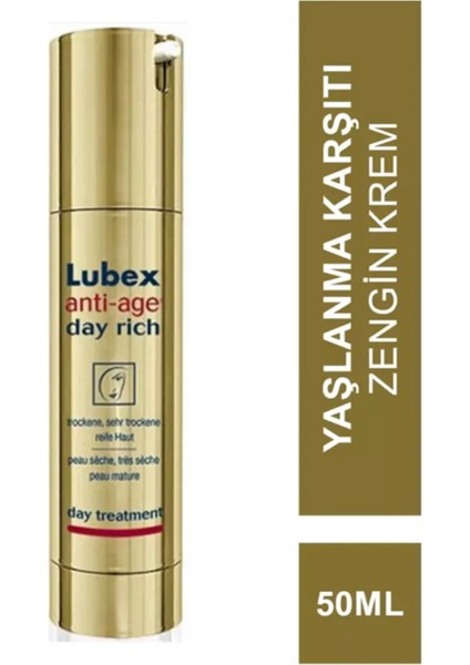 Cilt Bariyerini Onaran ve Derinlemesine Nem Sağlayan Kırışıklık Karşıtı Gündüz Kremi 50ML