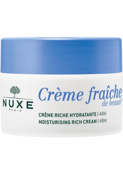 Yeni Creme Fraiche De Kuru Ciltleri Yağlı Bir His Bırakmadan 48 Saat Nemlendirici Yoğun Bakım Kremi 50 ml