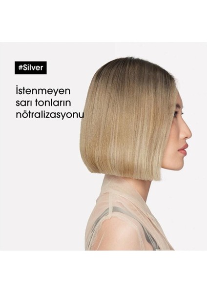 Çok Açık Sarı, Gri ve Beyaz Saçlar Için Özel Renk Koruyucu Serie Expert Silver Şampuan 500 ml indirimleri