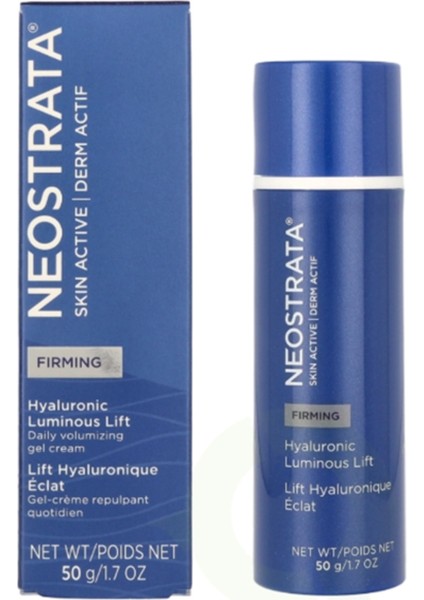 Yeni Firming Hyaluronic Luminous Lift Kırışıklıkların Görünümünü Dolgunlaştırıp Yumuşatıcı Jel Krem 50 gr