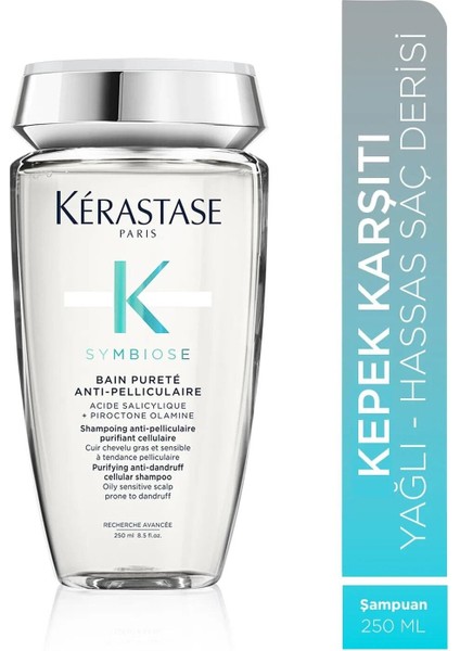 Symbiose Kepek Karşıtı Kurunsaç Derileri Için Nemlendirici Hücresel Şampuan 250 MLEVAKUAFOR2124566 fiyatları