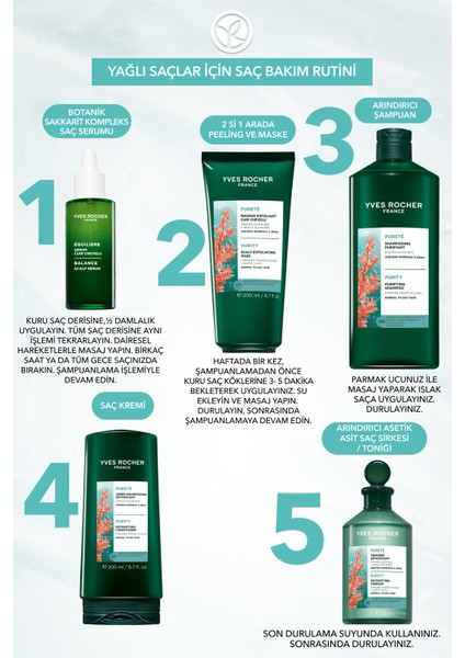 Yağlı Saçlar Için Nazikçe Arındıran, Sls ve Sles Içermeyen Doğal & Vegan Purete Şampuan – 300ML