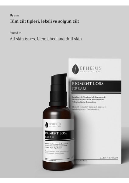 Koyu Lekelerin Görünümünü Hafifletici ve Cildin Kendi Doğal Işıltısını Veren Dengeleyici Krem 50 ml modelleri