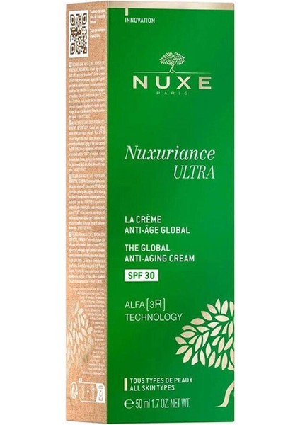 Yeni Nuxuriance Ultra SPF30+ Yaşlanma Karşıtı Koruyucu Gündüz Bakım Kremi 50ML fiyatları