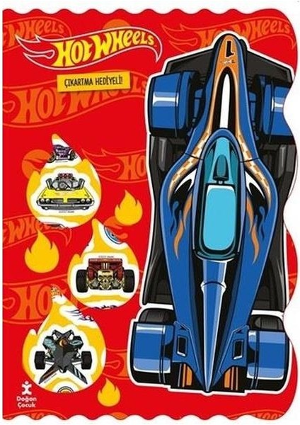 Hot Wheels Bol Bol Boya Bol Bol Yapıştır Boyama Kitabı Çıkartma Hediyeli!