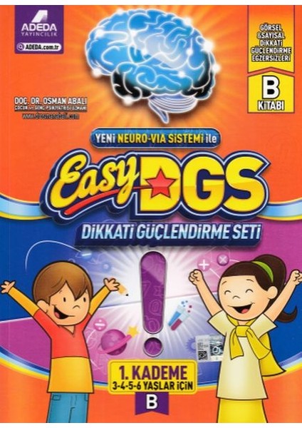 Easy Dikkati Güçlendirme Seti 3-6 Yaş B Kitapçığı