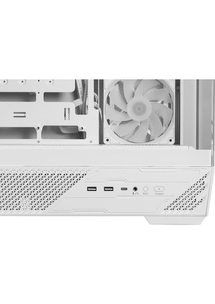 Msı Mag Pano 130R Pz Whıte Panoramık Gamıng Mıd-Tower Pc Kasası Beyaz