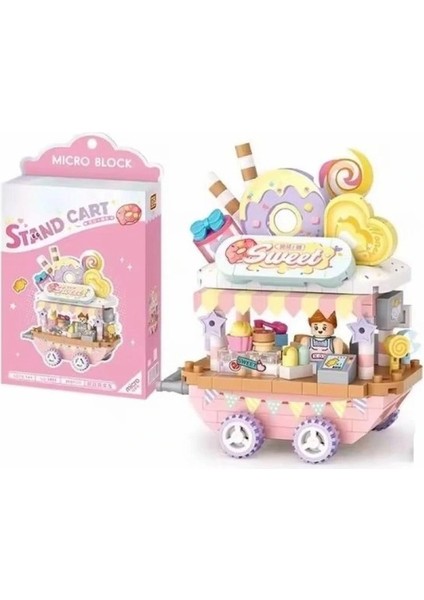 Tezgah Serisi: Tatlı Arabası | 300 Parça Mikro Bloklar | 14+ Yaş | Stand Maketi indirimleri