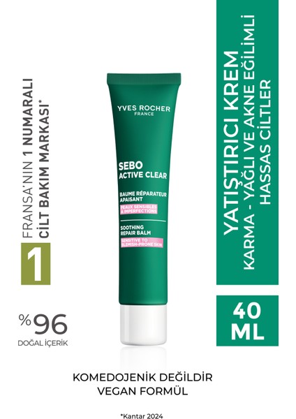 Hassas Ciltler Için Kızarıklık ve Tahrişi Azaltmaya Yardımcı Yatıştırıcı Krem- Botanik KOMPLEKS-40ML