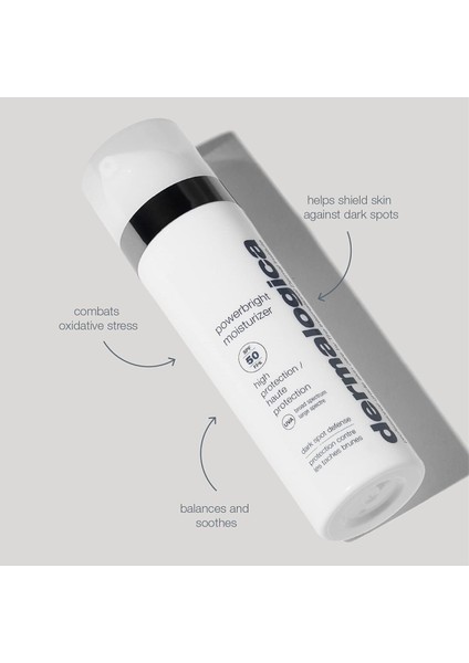 Powerbright Leke ve Düzensiz Ciltler Için Aydınlatıcı, Nemlendirici Spf 50+ Koruyucu Krem 50ML