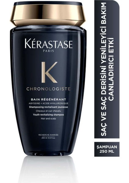 YENİ-258 Chronologiste Bain Régénérant 250 Ml-Derinlemesine Temizlik Şampuan Evakuafor