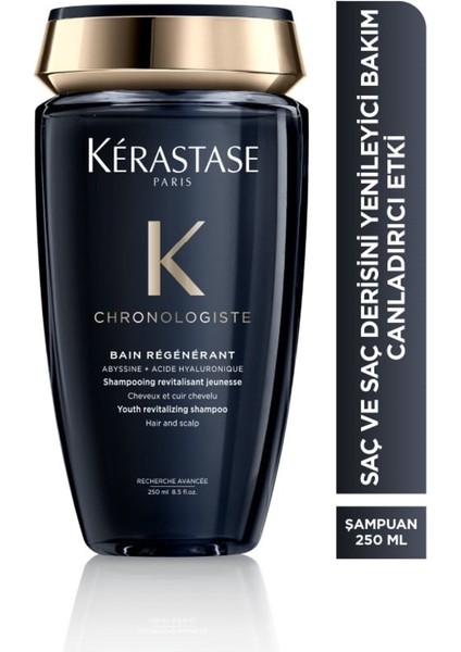 YENİ-258 Chronologiste Bain Régénérant 250 Ml-Derinlemesine Temizlik Şampuan Evakuafor fırsatları