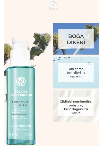 Yaşlanma Karşıtı Nemlendirici, Onarıcı ve Kırışık Görünümü Azaltıcı Güneş Sonrası Yüz Kremi 30ML modelleri