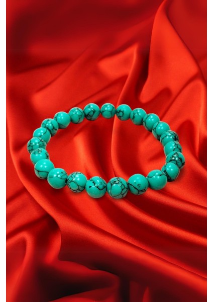 Turkuaz Doğal Taş Bileklik Kutulu fırsatları