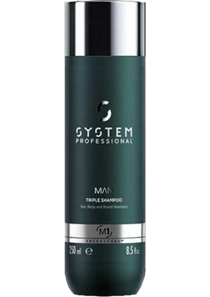 Erkeklere Özel Çok Amaçlı Dolgunlaştırıcı ve Enerji Veren Saç, Vücut ve Sakal Şampuan 250ML fiyatları