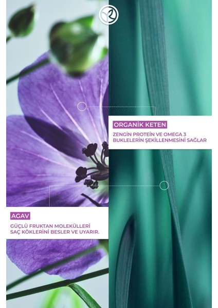 Kıvırcık Saçları Belirginleştirip Kabarmayı Kontrol Altına Alan Nemlendirici Şampuan 300ML modelleri