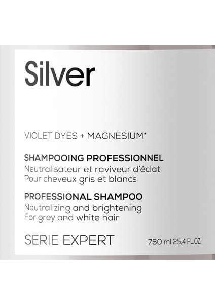 Serie Expert Silver Sarı, Gri ve Beyaz Saçlar Için Üstün Renk Koruma Özelliğ Mor Şampuan 750 ml modelleri