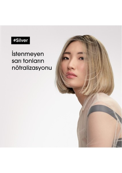 Serie Expert Silver Sarı, Gri ve Beyaz Saçlar Için Üstün Renk Koruma Özelliğ Mor Şampuan 750 ml