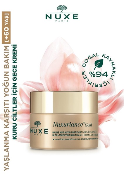 Yeni Nuxuriance Gold Nemlendirici ve Işıltı Veren Krem 50ML