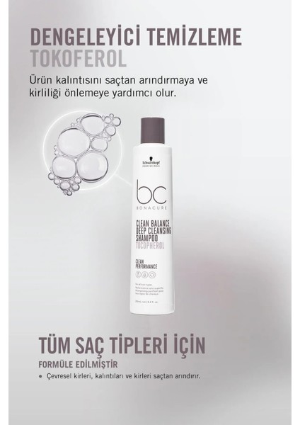 Bc Bonacure Clean Saçı Kirliliğe Karşı Koruyan Arındırıcı ŞAMPUAN200ML indirimleri