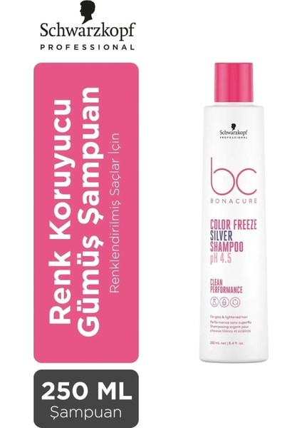 Bc Bonacure Color Freeze Istenmeyen Sıcak Renk Tonlarını Azaltıcı Mor Şampuan 250ML