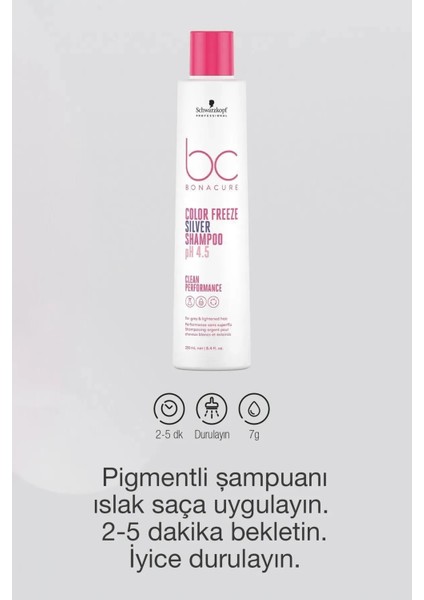 Bc Bonacure Color Freeze Istenmeyen Sıcak Renk Tonlarını Azaltıcı Mor Şampuan 250ML fiyatları