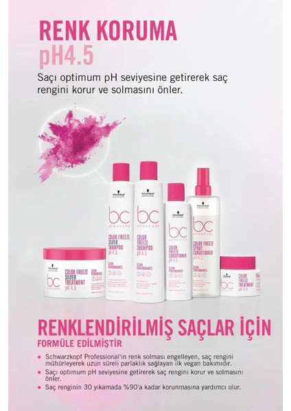 Bc Bonacure Color Freeze Istenmeyen Sıcak Renk Tonlarını Azaltıcı Mor Şampuan 250ML modelleri
