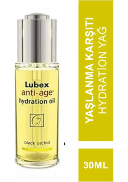 Yeni Anti Age Hydration Oil Cildi Sıkılaştırıcı ve Yoğun Nemlendirme Sağlayan Yaşlanma Karşıtı Yağ 30ML