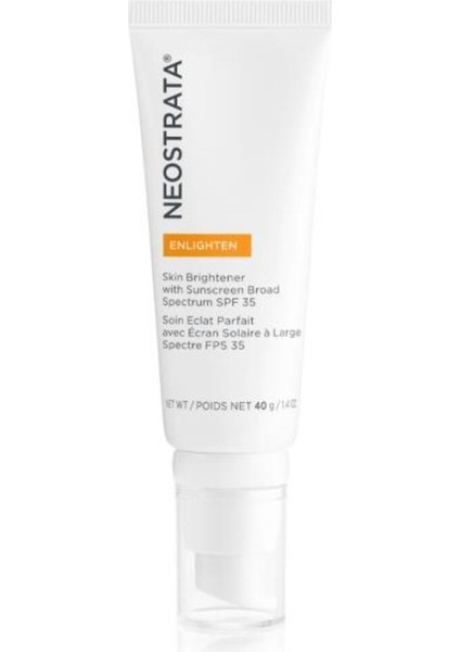 Enlighten Skin Koyu Lekelerin Görünümünü Azaltıcı SPF35 40G Güneş Koruyucu Aydınlatıcı Krem 40 G
