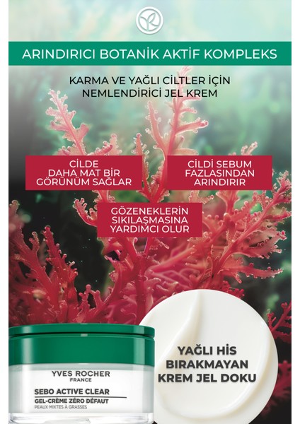 Karma ve Yağlı Ciltler Için Gözenek Sıkılaştırıcı ve Nemlendirici Jel Dokulu Krem 50ML fiyatları
