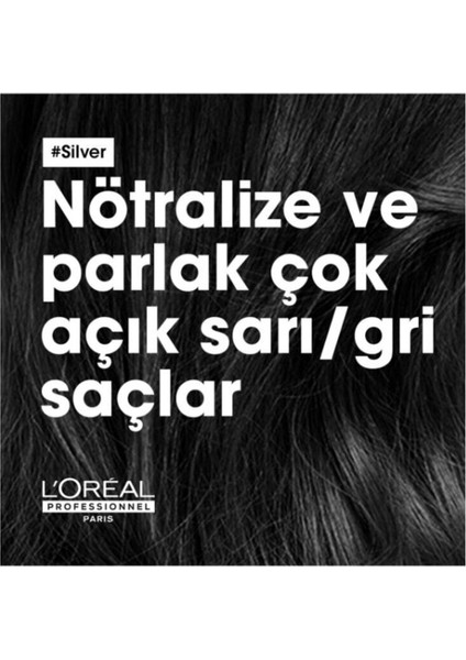 Çok Açık Sarı, Gri ve Beyaz Saçlar Için Özel Renk Koruyucu Serie Expert Silver Şampuan 500 ml fırsatları