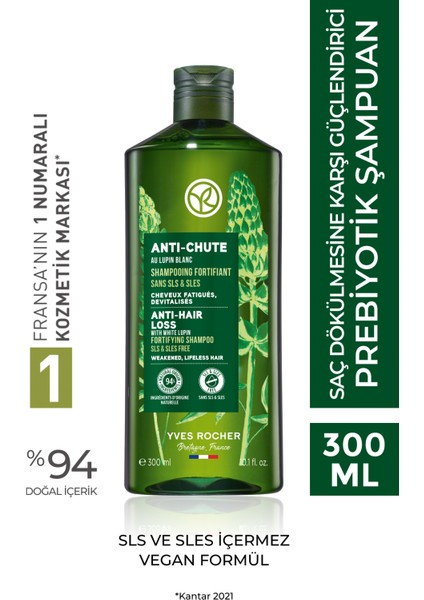 Saç Köklerini Besleyip Önleyen Etkili Bakım Şampuanı 300ML
