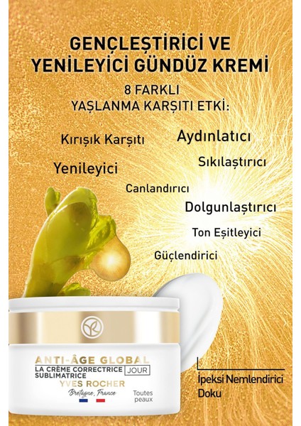 Yeni Kırışıklık ve Ince Çizgilerin Görünümünü Azalltıcı, Sıkılaştırıcı ve Canlandırıcı Gündüz Kremi 50ML fiyatları