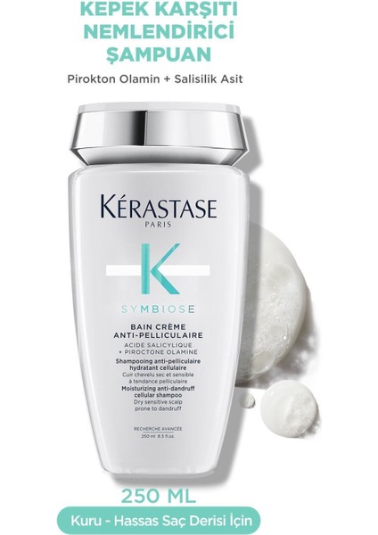 Symbiose Kepek Karşıtı Nemlendirici Hücresel Şampuan 250 ml EVA154