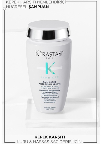 Symbiose Kepek Karşıtı Nemlendirici Hücresel Şampuan 250 ml EVA154 fiyatları