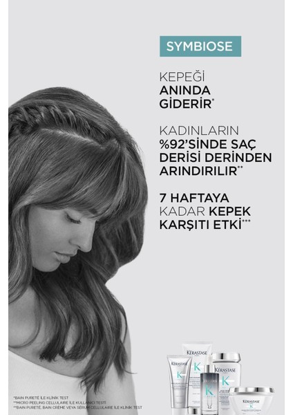 Symbiose Kepek Karşıtı Nemlendirici Hücresel Şampuan 250 ml EVA154 modelleri