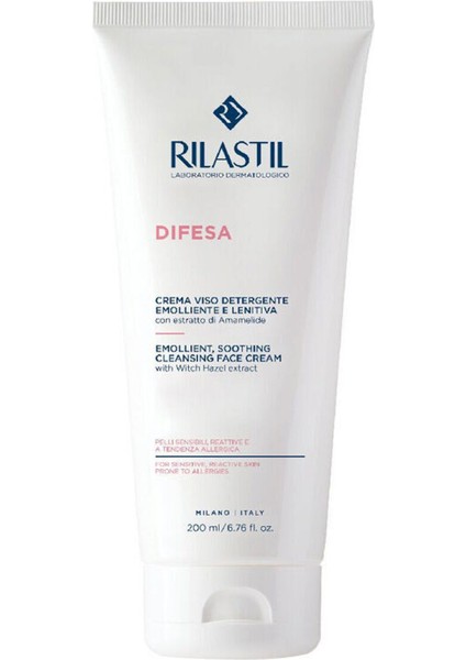 Hassas Ciltleri Makyaj ve Kirden Nazikçe Arındırıcı ve Temizleyici Difesa Cleansing Krem 200 ml