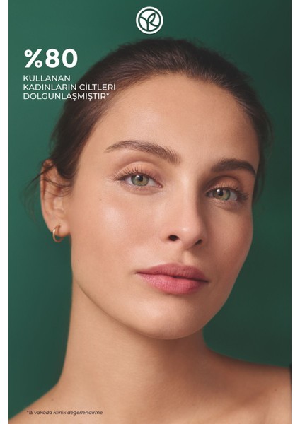 Yeni Kırışıklık Görünümünü Azaltıcı, Sıkılaştırıcı ve Dolgunlaştırıcı Bitkisel Kolajen Gündüz Kremi 50ML modelleri